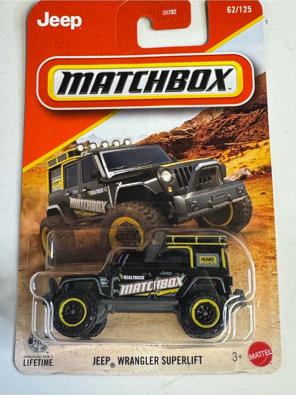 Matchbox Jeep Wrangler Superlift